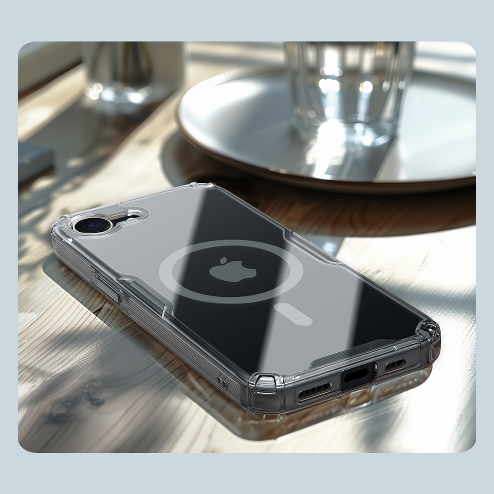 Чехол усиленный от Nillkin с поддержкой MagSafe для iPhone 16e, серия Nature TPU Pro Magnetic