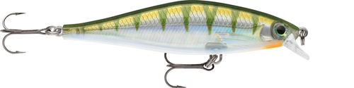 Воблер RAPALA Shadow Rap Shad 09 /YP /медленно всплывающ./ 0,9м-1,2м, 9см, 12гр