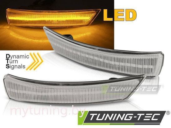 Повторители поворота FORD FOCUS MK2 MK3 08-17/ MONDEO MK4 10-14 SEQ LED WHITE