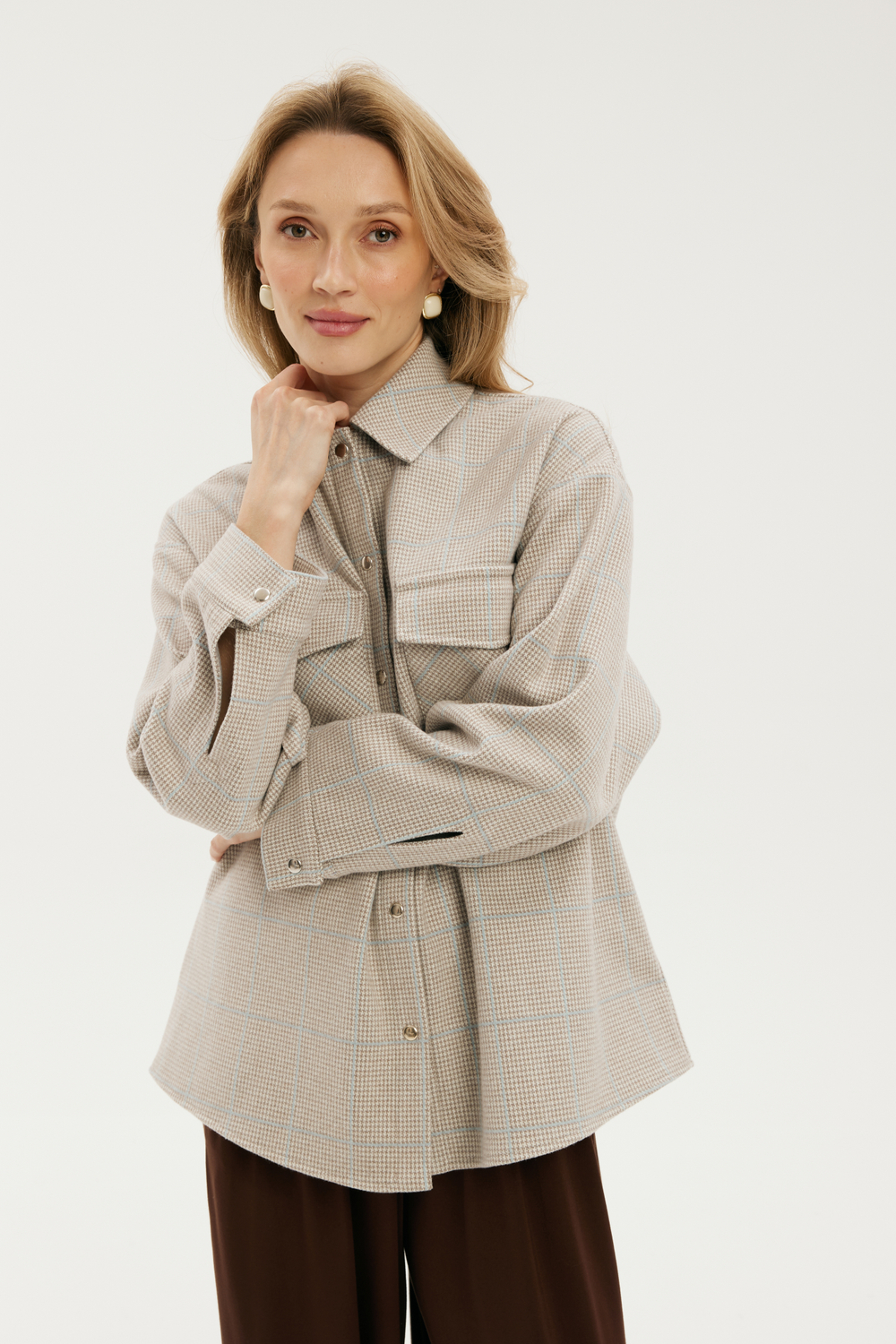 Рубашка утепленная женская