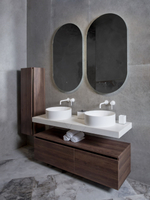 Раковина LV204 Corian Matt White 40*13см