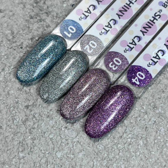 Гель-лак ТМ &quot;HIT gel&quot; №02 Shiny cat, 9 мл