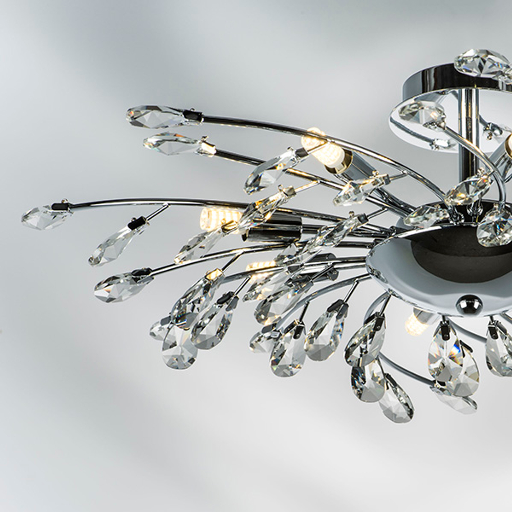 791184 Люстра потолочная ISABELLE 8х40W G9 ХРОМ