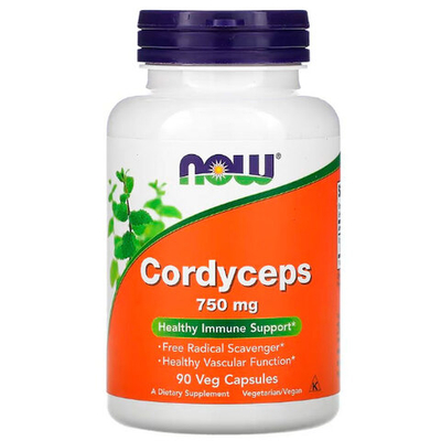 NOW Cordyceps 750 мг. (90 вег. капс.) [M]