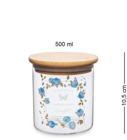 GS- 11/1 Банка для сыпучих «Розовый сад» 500мл