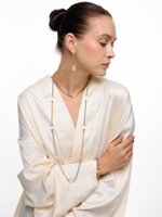 Колье "Glass barrel" Bicolor