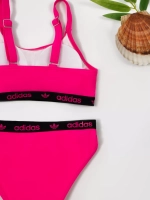 Купальник раздельный спортивный с топом Adidas