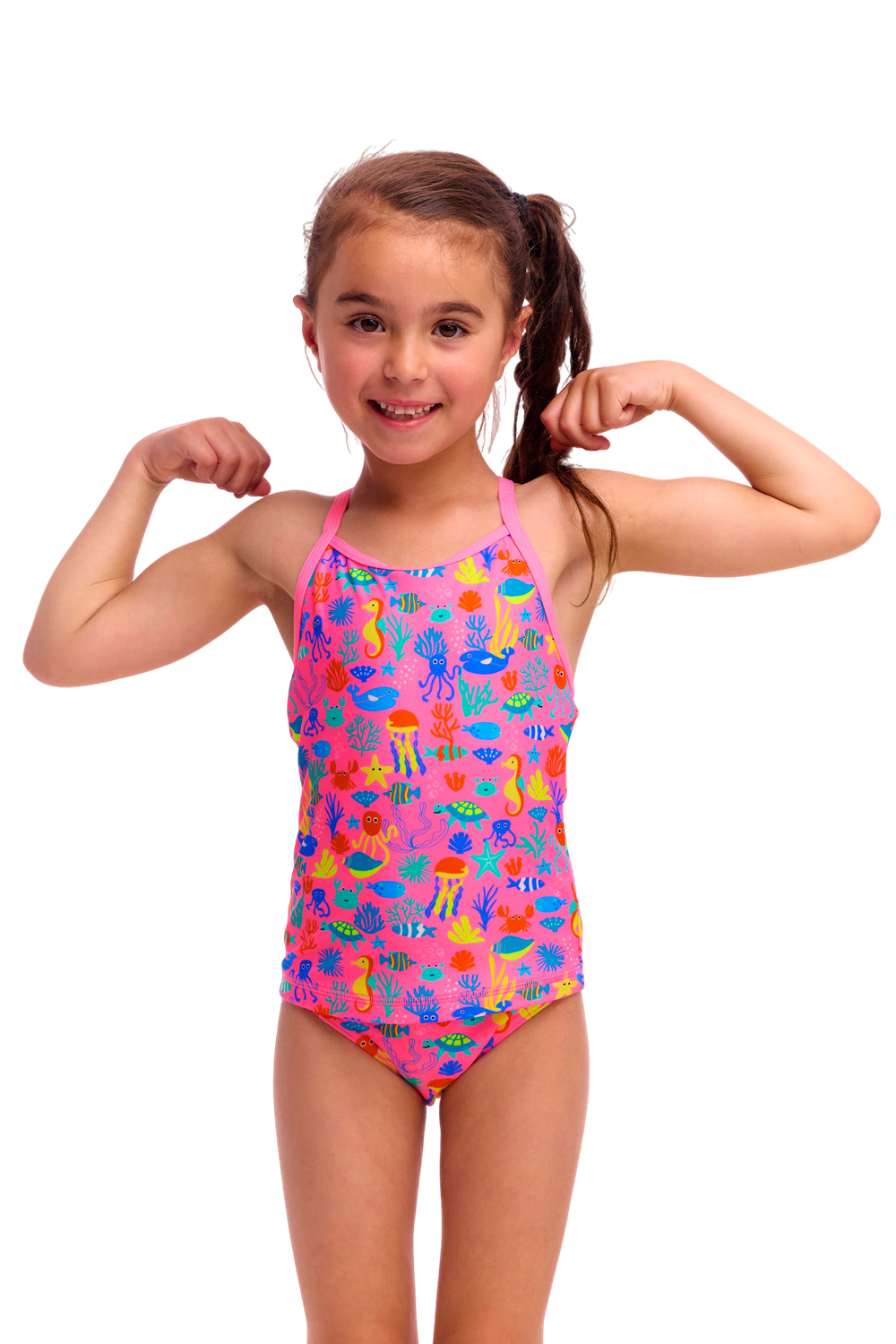 Купальник FUNKITA Toddler Girl's Fishilicious (Swim Steady Tankini & Brief)