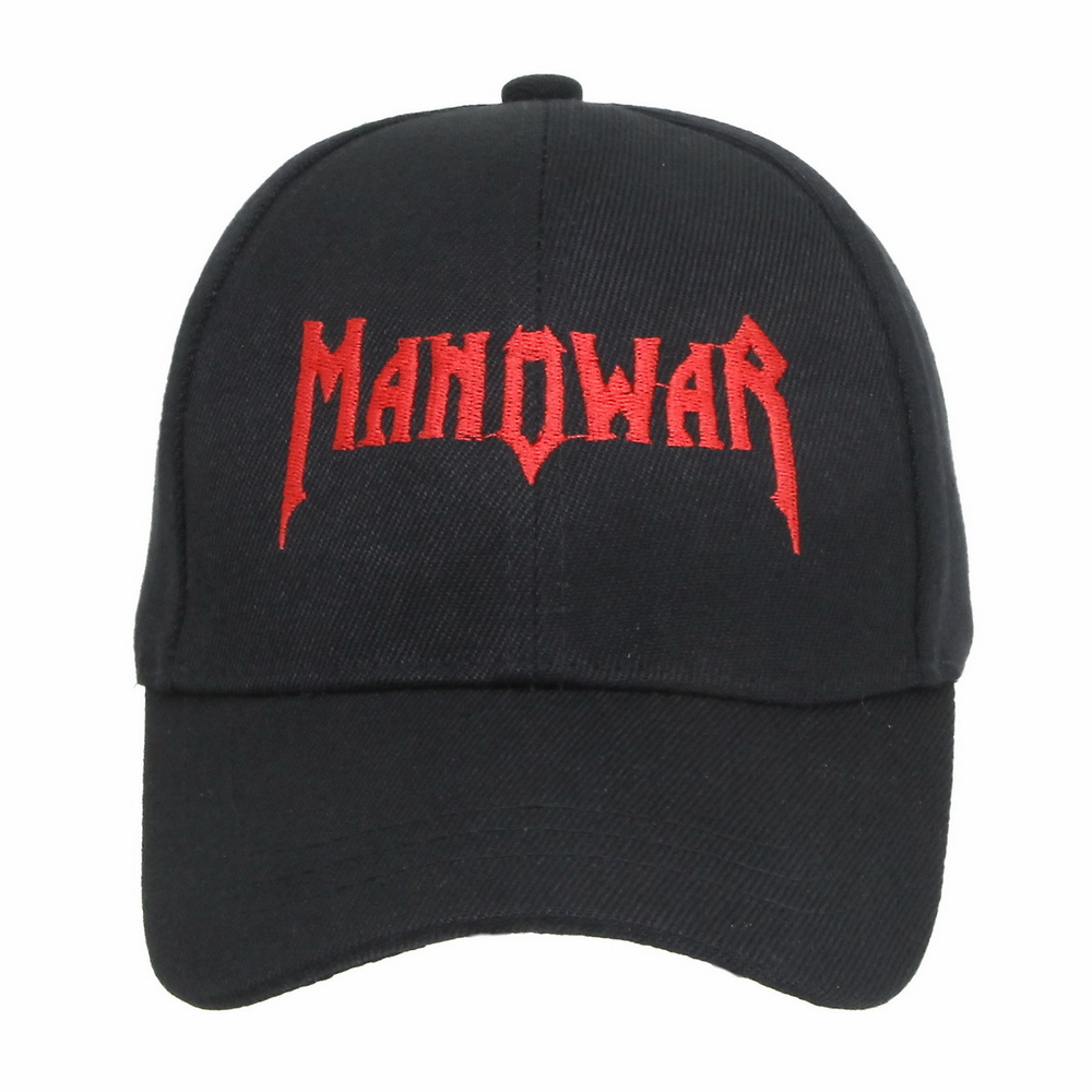 Бейсболка текстильная с вышивкой группы Manowar