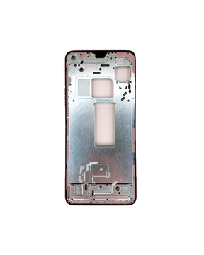 Средняя часть корпуса (рамка) для OnePlus 8T серебристая (Lunar Silver)