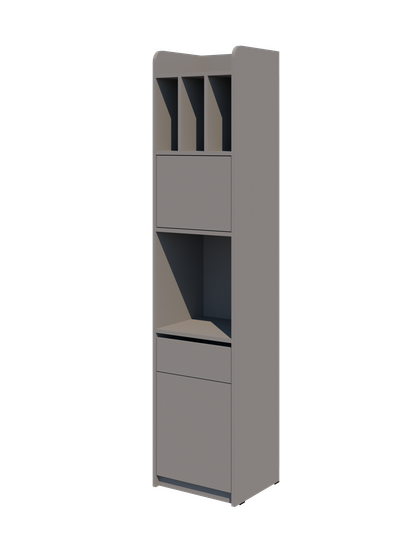 Стеллаж ЛАВОРО-2 /400*1800*353/ венге / дуб вотан