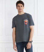 Футболка VINTAGE FIRE LIPS Tommy Jeans - графитовый(DM0DM18280)