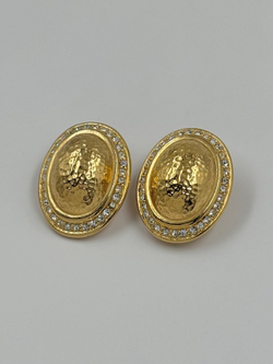 Клипсы с кристаллами Christian Dior