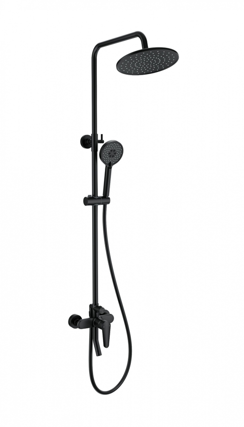 Душевая система WONZON & WOGHAND, Черный матовый (WW-B2168-A-MB)