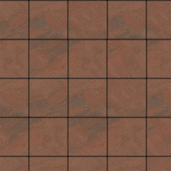 Тротуарная плитка КВАДРАТ 200х200 мм - Листопад гладкий Клинкер