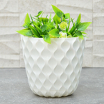 Горшок цветочный Wave 1,4л D145мм, белоснежный жасмин