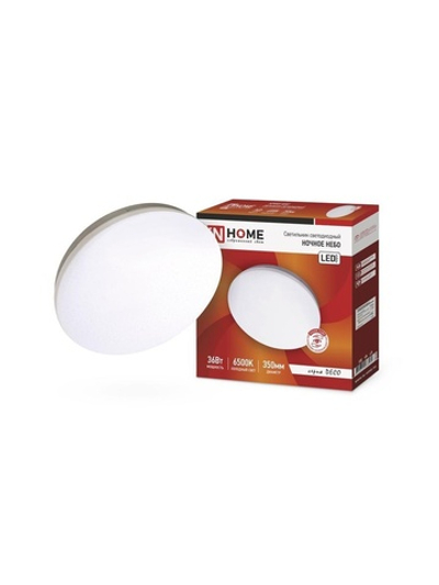 Светильник светодиодный DECO НОЧНОЕ НЕБО 36Вт 6500К 2340лм 230В 350х55мм IN HOME 4690612033570