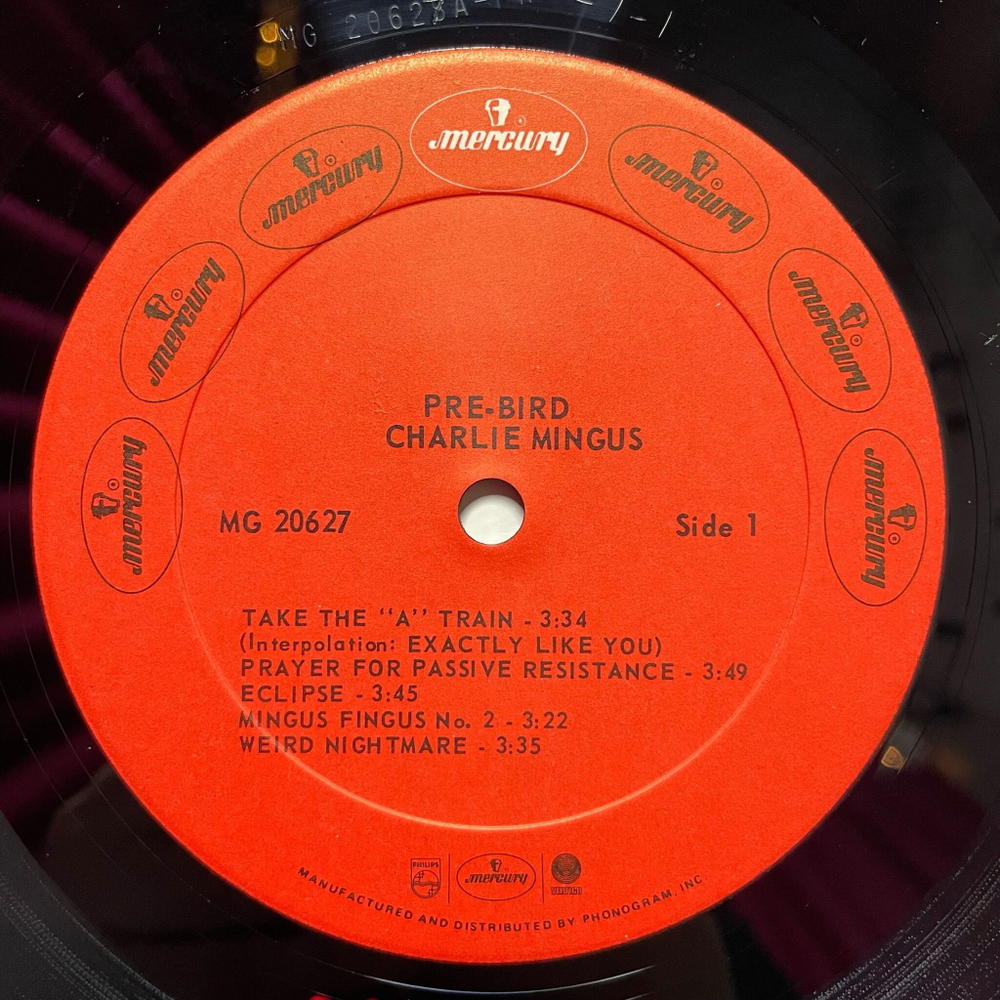 Винтажная виниловая пластинка LP Charlie Mingus Pre Bird (USA 1970)