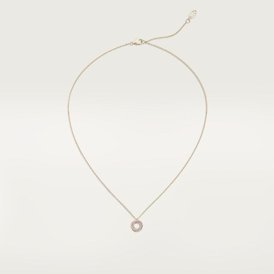 Подвеска Cartier Trinity pendant с бриллиантами