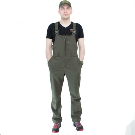 Осенний костюм для рыбалки «Свелл» (полофлис, хаки) КВЕСТ (подкладка флис)