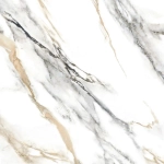 Керамогранит Alma Ceramica GFU57ARS04R Arabesco 57x57 серый / белый глазурованный матовый под мрамор