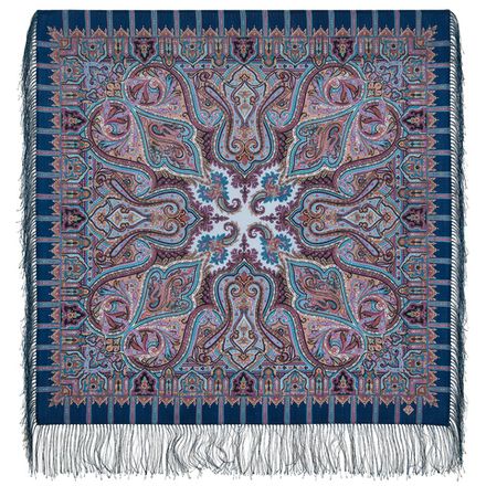Павловопосадский платок Шафран 1155-12