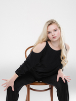 Топ для танцев с открытыми плечами