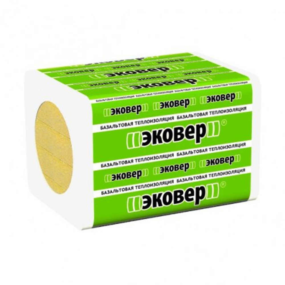 Утеплитель Эковер Вент-Фасад 80 1000x600x100 мм 4 шт в упаковке