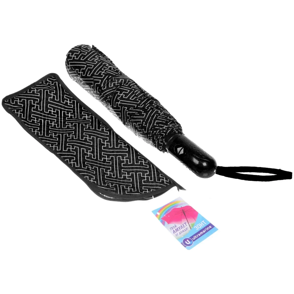 Зонт женский автомат «Ultramarine - Эрсэя», микс 6 цветов, 8 спиц, d-115см, длина в слож. виде 28см