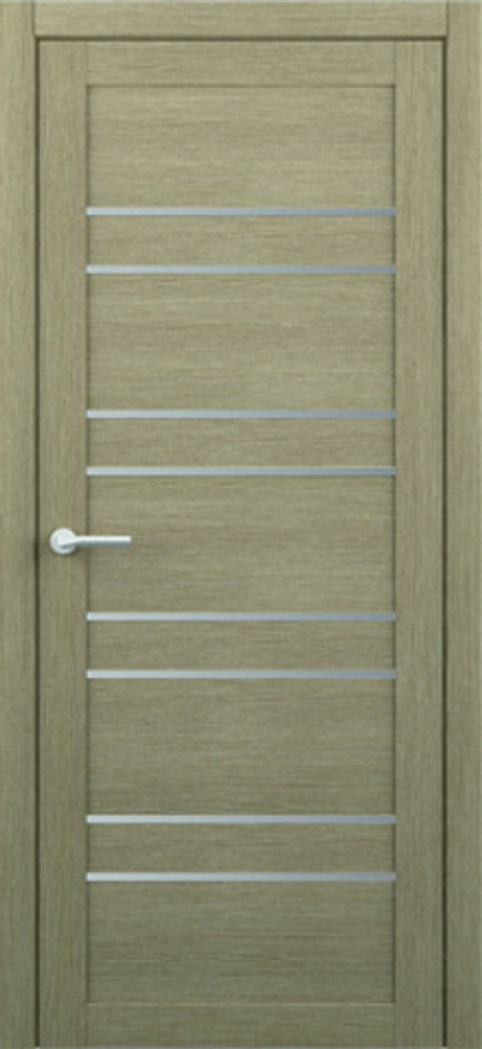 Межкомнатные двери T-14, EcoTex, Лиственница латте