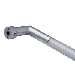 ULM-F31-9W-NW IP20 SILVER Светильник светодиодный поворотный для интерьерного освещения. В комплекте с адаптером. Длина 59 см. Материал корпуса алюминий. цвет серебро. Белый свет. Упаковка-картонная коробка.