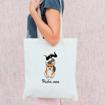 Тканевая сумка "Корги - рыба моя"