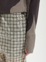 Юбка Nia See Through Printed Check Mid