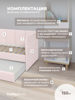 Диван - кровать 180х90 см Stitch ткань Микровелюр