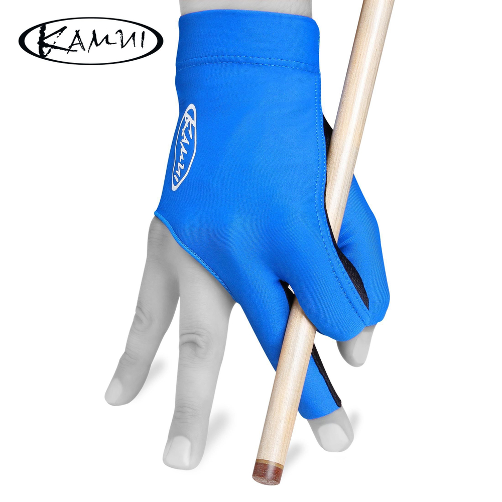 Перчатка для бильярда "Kamui QuickDry" синяя/черная правая XL