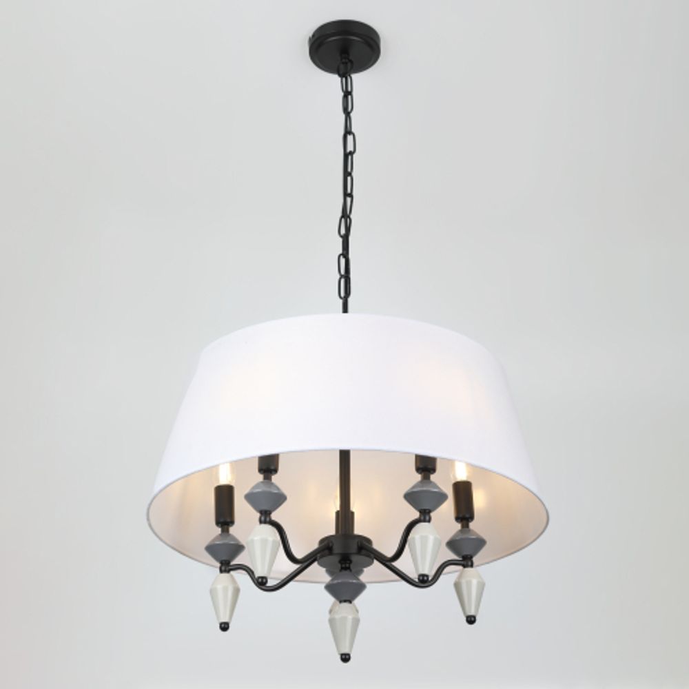 Люстра Rivoli   2096-310 5 х Е14 40 Вт классика