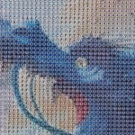 Алмазная мозаика на подрамнике с полным заполнением «МИР ЯРКИХ КРАСОК», яркие драконы 40*50см