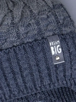 Шапка для мальчика осенняя на завязках