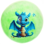 Мяч 22 см «Динозаврик» (60 гр.)