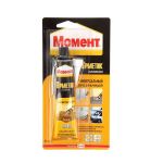 Герметик Момент 85мл силиконовый универсальный BL1 прозрачный (1/24)