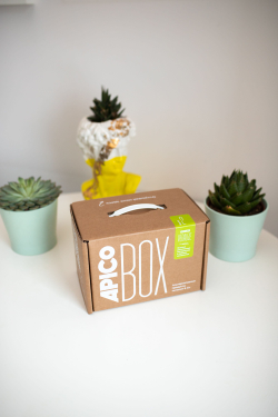 Набор продуктов APICO BOX №2 "VEGALIZE", подарочный набор из 8-ми продуктов питания, подарок на новый год