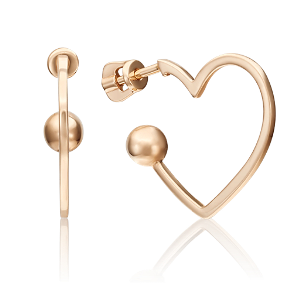 Серьги из золота 585 пробы