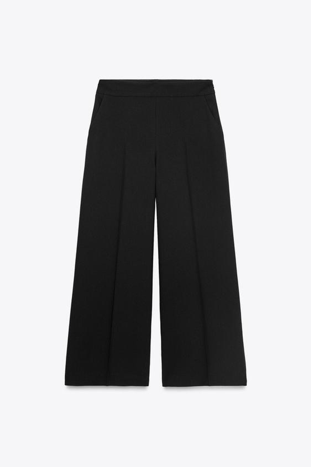 ZARA БРЮКИ-КЮЛОТЫ, ЧЕРНЫЙ