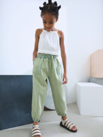 Брюки для девочки Next AB1-538, Хаки