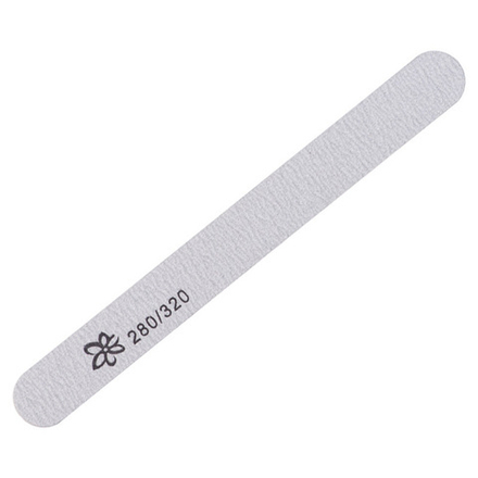 Пилка тонкая серая зебра 280*320 овал IRISK