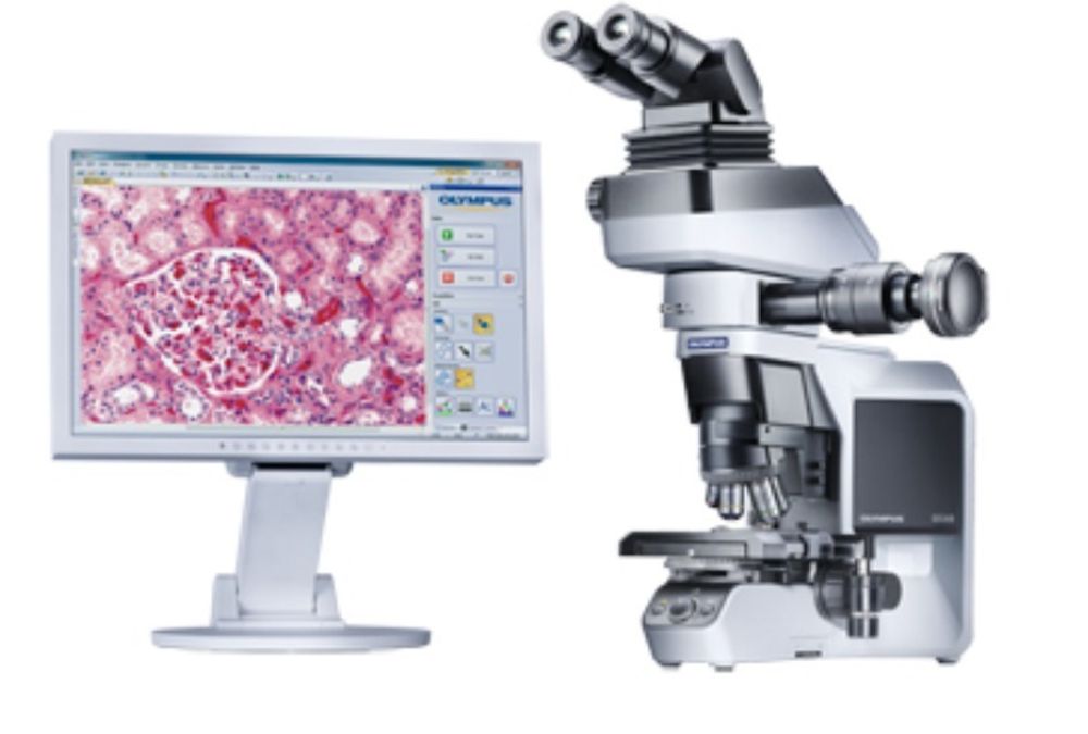 Микроскоп медицинский прямой BX46 для лабораторных исследований.