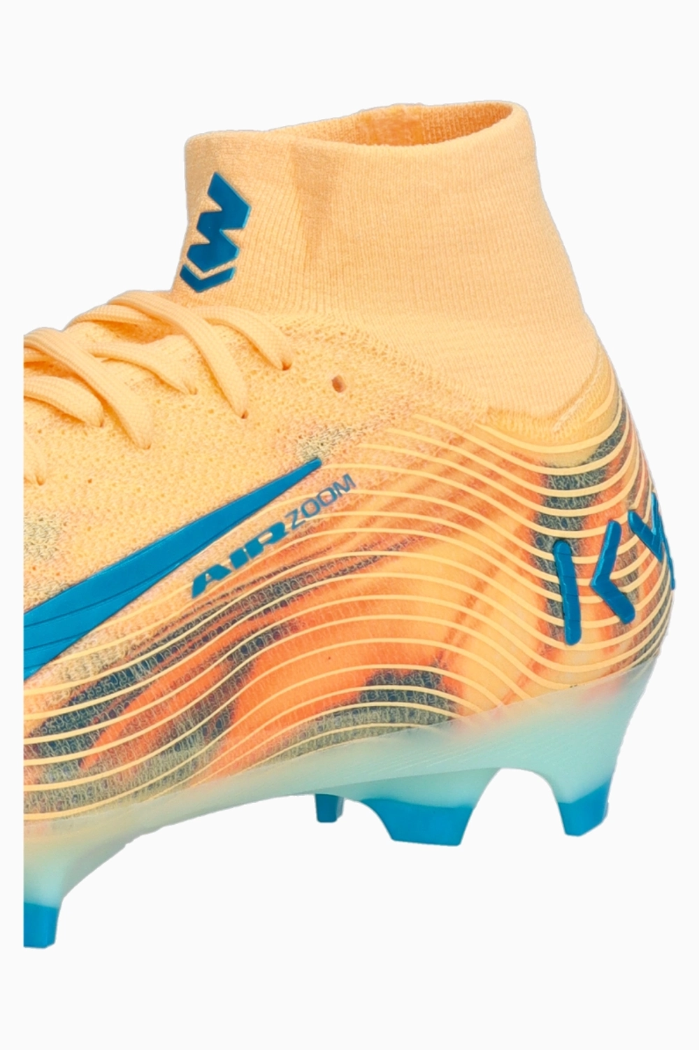 Бутсы Nike Zoom Mercurial Superfly 10 Elite Mbappe FG - оранжевый
