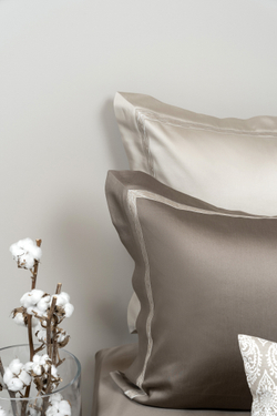 Постельное белье 2 спальное евро макси Сlaire Batiste Loire Diamante Riccio коричневое