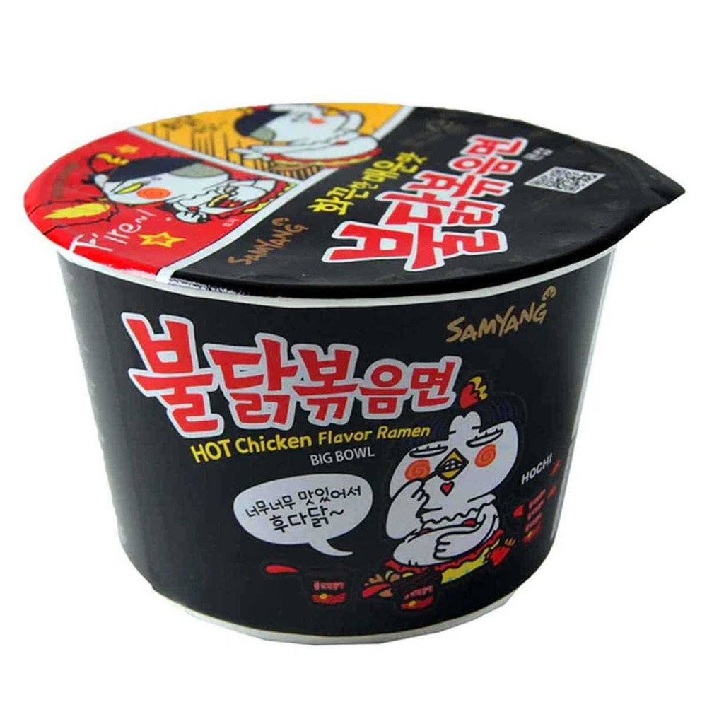 Лапша б/п Samyang со вкусом курицы Хот Чикен биг боул, стакан  Корея, 105 г