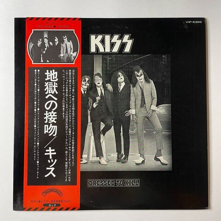 Винтажная виниловая пластинка LP Kiss Dressed To Kill (Japan 1977) (Obi) Casablanca